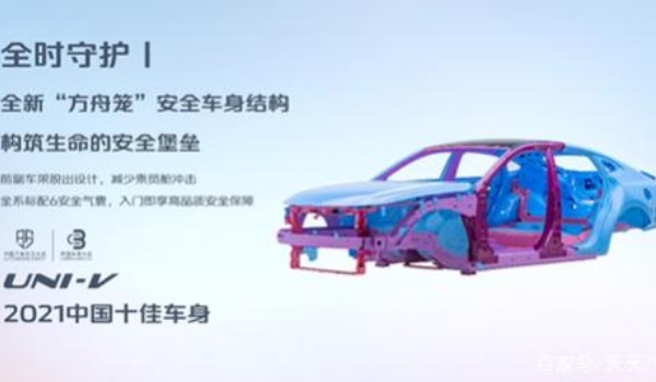 長(zhǎng)安uni-v安全性能怎么樣 高強(qiáng)度籠式安全車身（安全氣囊全方位包裹）