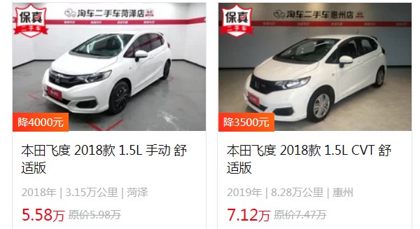 飛度汽車2022款自動(dòng)擋多少錢 2022款自動(dòng)擋售價(jià)8萬(wàn)(落地10萬(wàn))