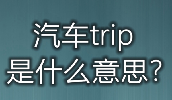 汽車儀表盤(pán)上trip是什么意思 小計(jì)里程清零按鍵（使用效果比較好）